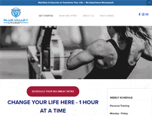 Tablet Screenshot of bluevalleycrossfit.com